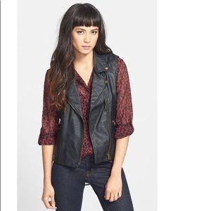 *SOLD* Sanctuary vegan leather Rebel vest